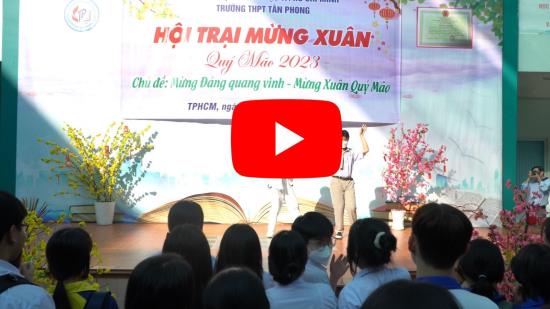 Khoảnh khắc ngẫu hứng đốt cháy sân khấu của CTIM-Ers và học sinh THPT Tân Phong - Hội trại Xuân 2023