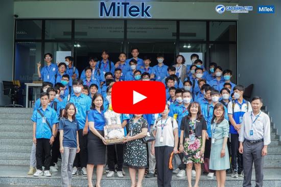 Khoa Công nghệ K23 tham quan Công ty TNHH MiTek Việt Nam